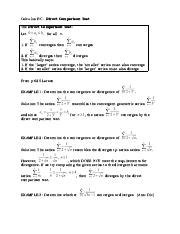 Image result for Direct Comparison Test Examples