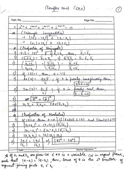 Image result for Complex Numbers Short Notes