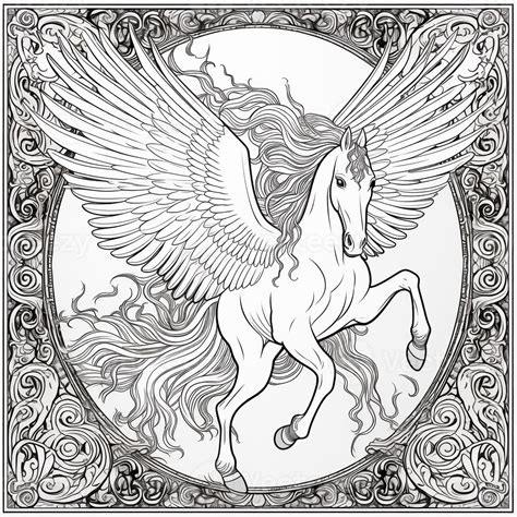 Pegusus Coloring Pages