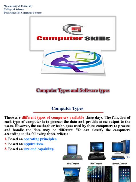 Different Types of Computer Software 的图像结果