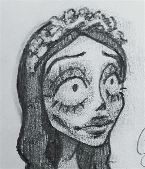 Image result for Corpse Bride Pencil Drawing