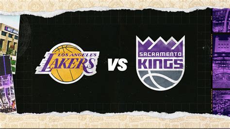 Lakers vs Kings - Golden 1 Center