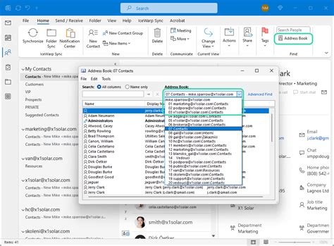 Open Outlook Address Book 的图像结果