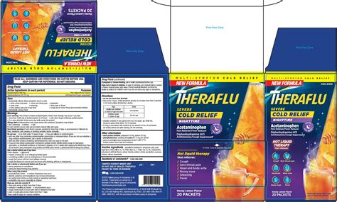 DailyMed - THERAFLU SEVERE COLD RELIEF NIGHTTIME- acetaminophen ...