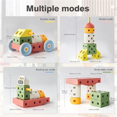 Infant Shining DIY Building Blocks Big Size, DIY Jumbo Blocks More ...