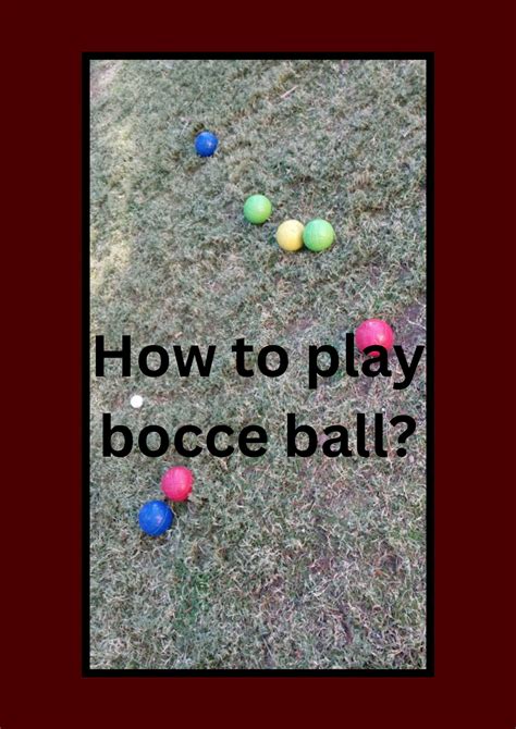 Bocce Ball Rules Sign: Illustrated Guide, Yard Game Poster (PDF ...