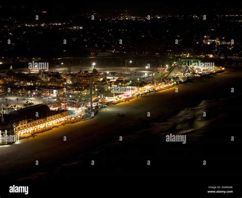 Aerial usa santa cruz waterfront hi-res stock photography and images ...