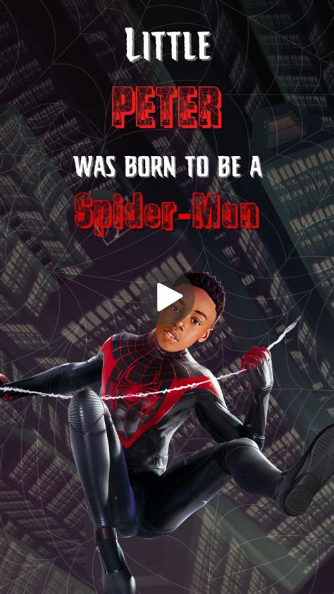 Miles Morales Spider Man Birthday Video Invitation - Spider Man Theme ...