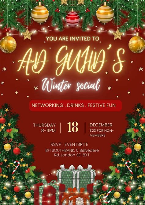 AD Guild Winter Social @ the BFI: Thursday 18th December 2025, BFI ...