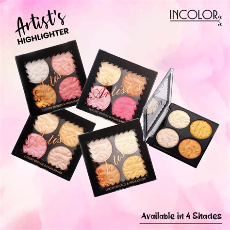 ARTIST HIGHLIGHTER PALETTE – Incolor Cosmetics