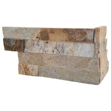 Msi Sparkling Autumn Splitface Ledger Corner SAMPLE Natural Quartzite ...