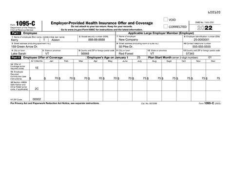 IRS Form 1095-C Automated Document Processing | Vantage Document AI