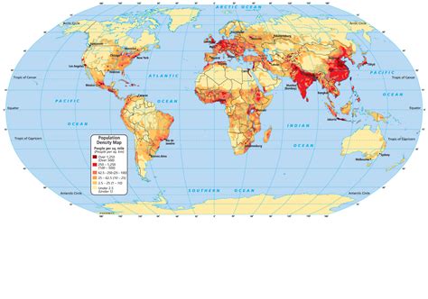 World Population Map Free World - World Population Map population world map