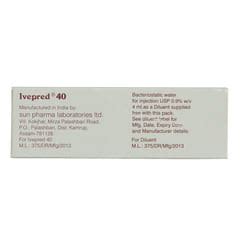 Ivepred 40 MG Powder For Injection (1): Uses, Side Effects, Price ...