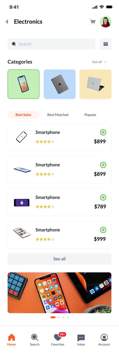 E-commerce App Template for Your Online Store | Visily