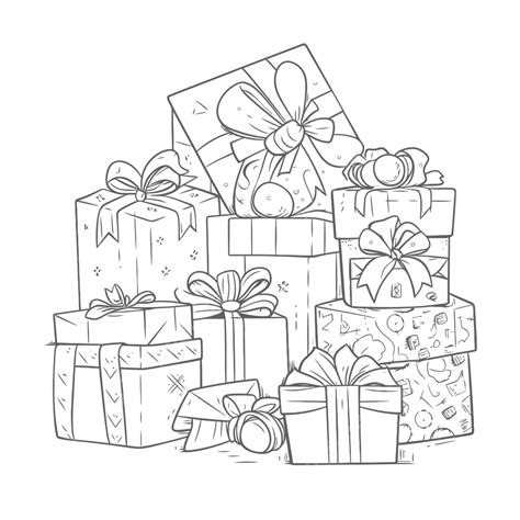 Printable Christmas Present Coloring Pages 20 Christmas Present