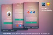 Login-Registration for Mobile apps | Pre-Designed Photoshop Graphics ...
