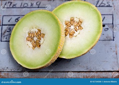 Golden Honeydew Melon stock photo. Image of golden, timber - 92734508