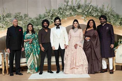 All pictures from Akhil Akkineni and Zainab Ravdjee's wedding reception