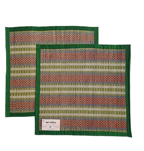 Buy MONTISA Pooja mat for Sitting on Floor Kusha Grass Made Pooja aasan ...
