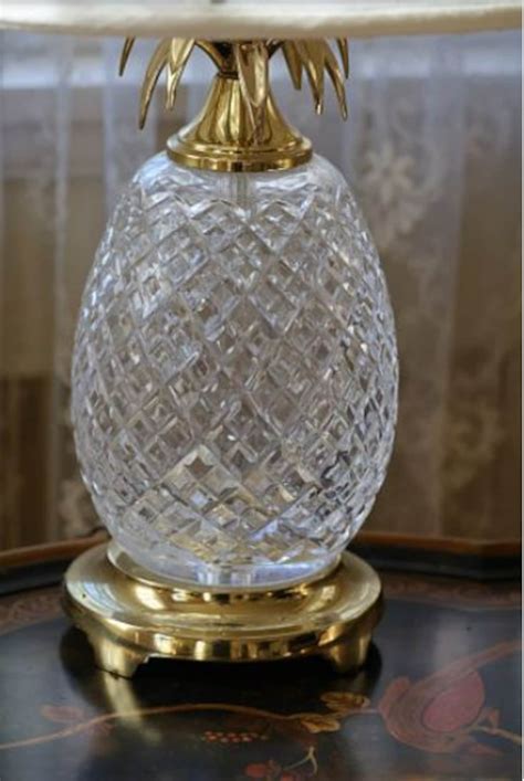 Waterford Crystal Pineapple Lamp - Etsy