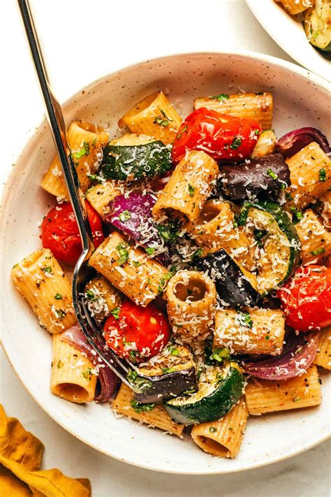 Roasted Vegetable Pasta - Gimme Some Oven
