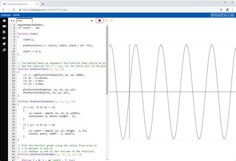 Draw Function JavaScript 的图像结果