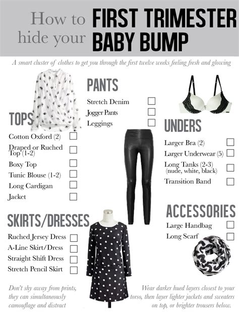 Hiding the Bump – Dressing for the First Trimester