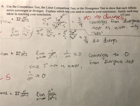 Limit Comparison Test Examples 的图像结果