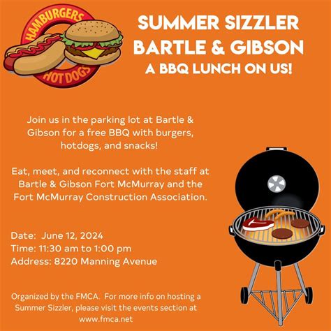 Summer Sizzler - Bartle & Gibson, 8220 Manning Ave, Wood Buffalo, AB ...