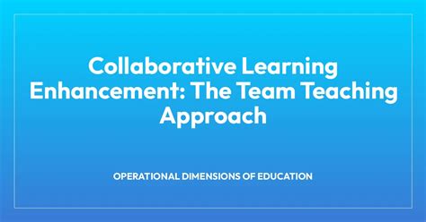 Image result for What Is Collaborative Teaching Approach