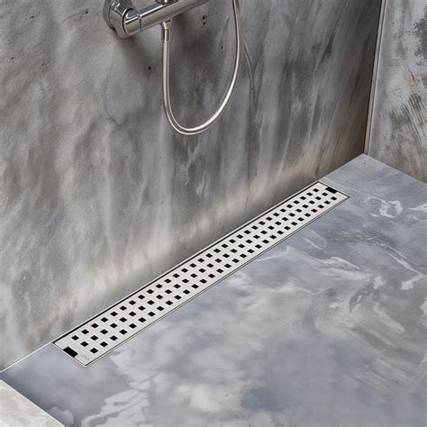 LIPKA Palo Shower Drain Channel | 24 x 2 Inches | 304 Stainless Steel ...