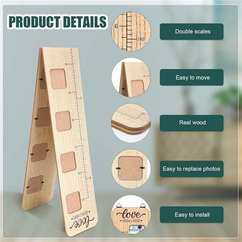 Chunful Wooden Growth Chart for Kids with Picture India | Ubuy