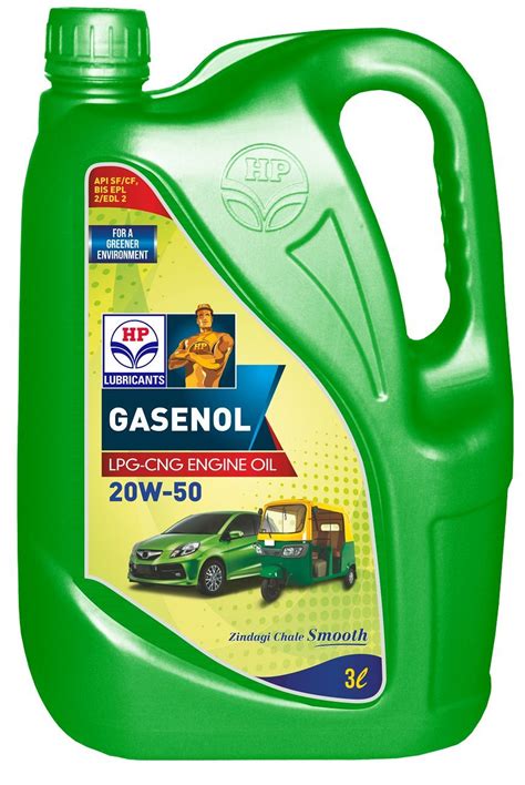 HP Lubricants Gasenol 20W-50 API SF Engine Oil for Cars (3 L) : Amazon ...
