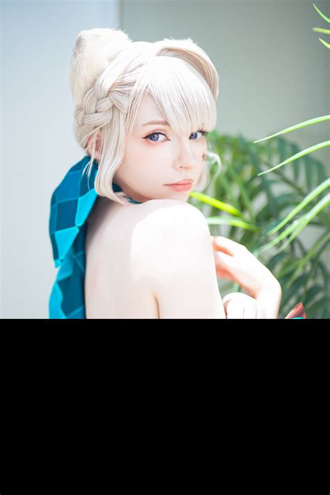 PeachMilky, model, cosplay, women, blonde, Lynette (Genshin Impact), video game girls, one bare ...