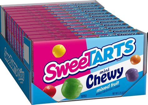 Amazon.com : SweeTARTS Halos, Candy, Blue Punch and Strawberries and ...