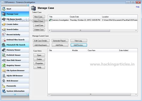 How to Retrieve Saved Password from RAW Evidence Image - Hacking Articles