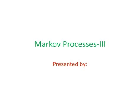 Image result for Markov Process Explained