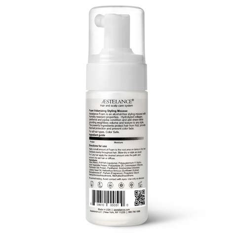 Aestelance Foam Volumizing Styling Mousse 5 oz | Healthy Hair, Healthy ...