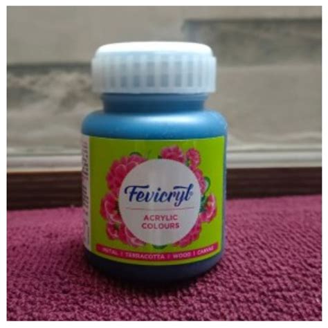 Pidilite Fevicryl Acrylic Colour 500ml, Turquoise Blue-22 – Chetna Store