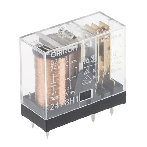 G2R-1 DC24 Omron | Omron PCB Mount Power Relay, 24V dc Coil, 10A ...