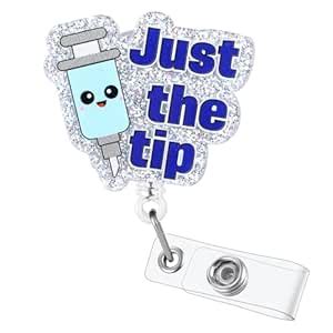 Funny Phlebotomy Badge Reel, Cute Surgery Doctor Retractable ID Card ...