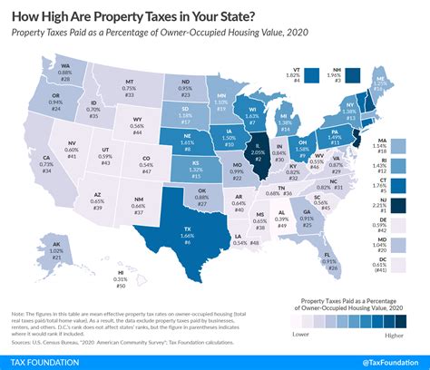 Property Taxes by State and County, 2025 | Tax Foundation Maps