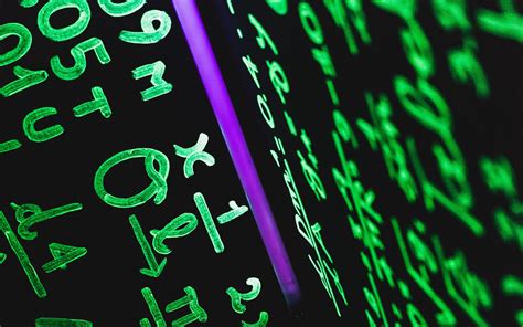 Download wallpaper 1920x1200 formulas, symbols, science, paint, neon ...