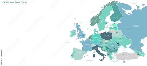 European Countries Map 的图像结果