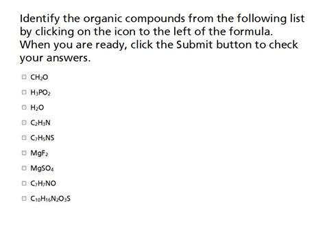 Image result for Organic Compounds Examples