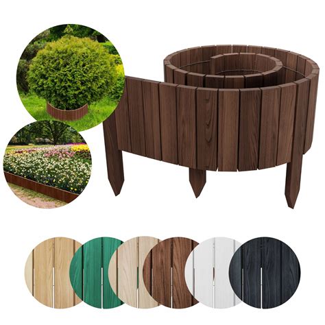 OBRZEŻE OGRODOWE Płotek drewniany palisada Floranica 200 x 10 cm ...