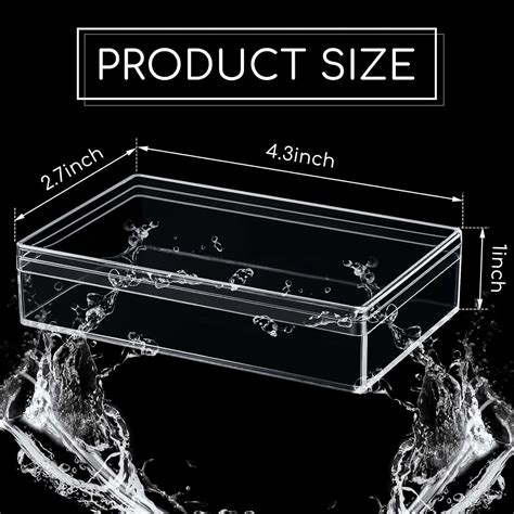 Blulu Clear Acrylic Box with Lids - 12 Pieces - Storage & India | Ubuy