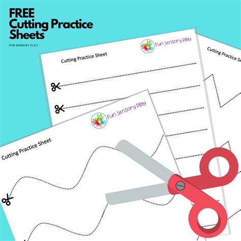 Cutting Practice Sheets