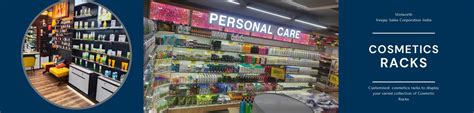 Cosmetic Racks Manufacturers in India | Veejay Sales Corporation